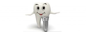 implante dental animado