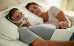 sleeping with cpap
