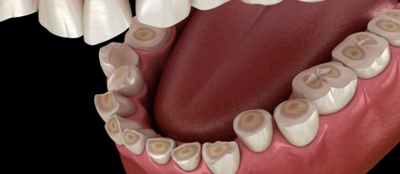 Tooth enamel erosion