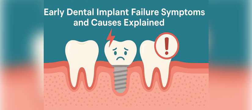 dental implant failure signs