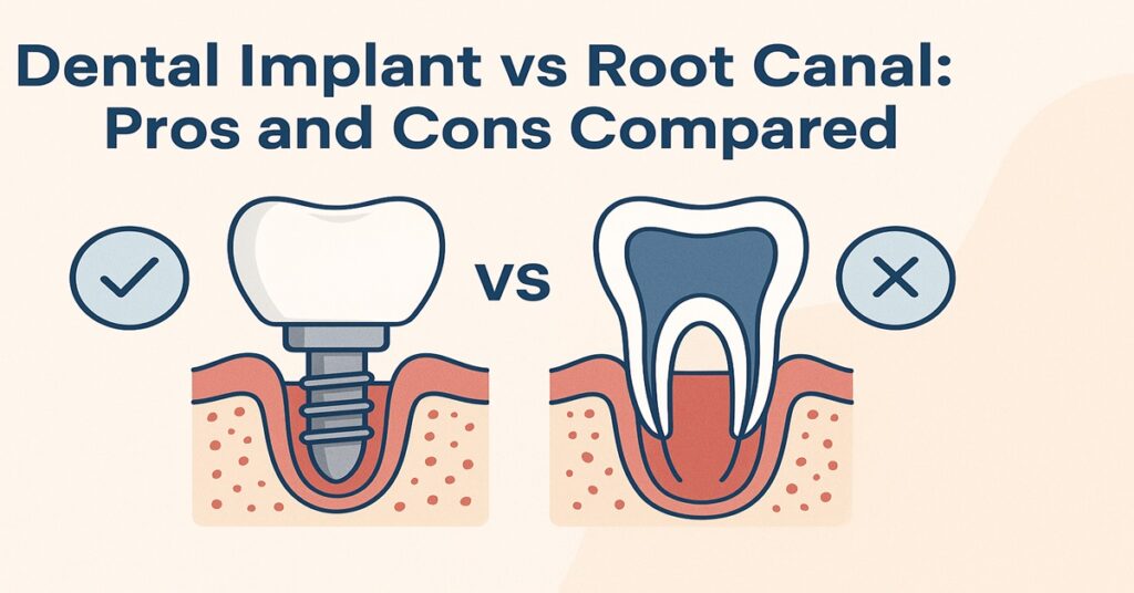 Dental Implant vs Root Canal Pros and Cons Compared