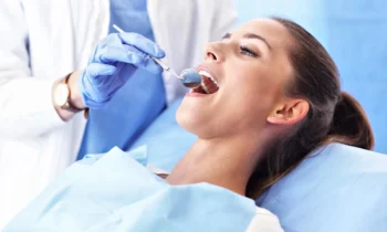 girl starting root canal treatment with dentist rockville md