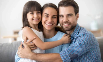 smiling family after family dentistry rockville md