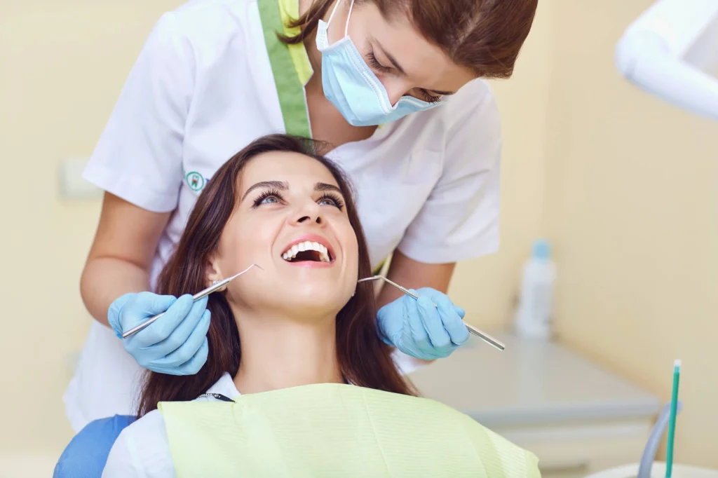 Girl ready for teeth whitening rockville md