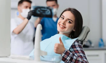 girl smiling after root canals rockville md 