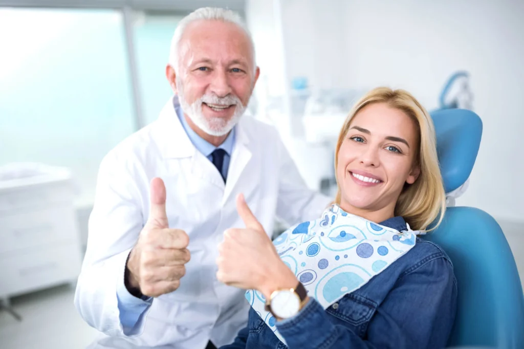 Smiling after tmj treatment rockville