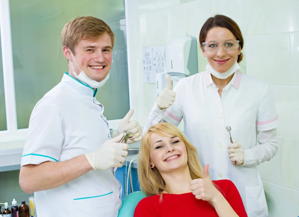 Smiling after tooth extraction rockville
